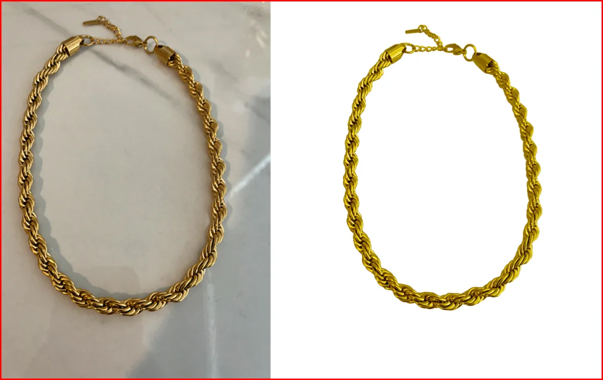 high end jewelry image retouching and product photo editing
