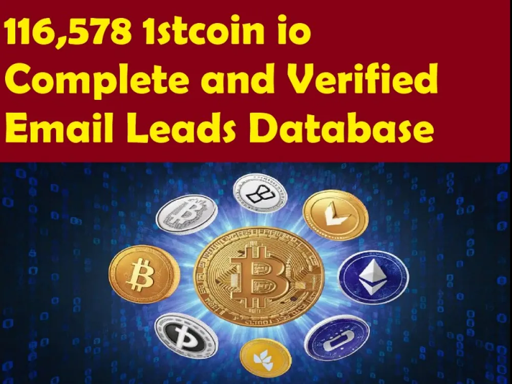 116,578 1stcoin io Verified Email Leads Database