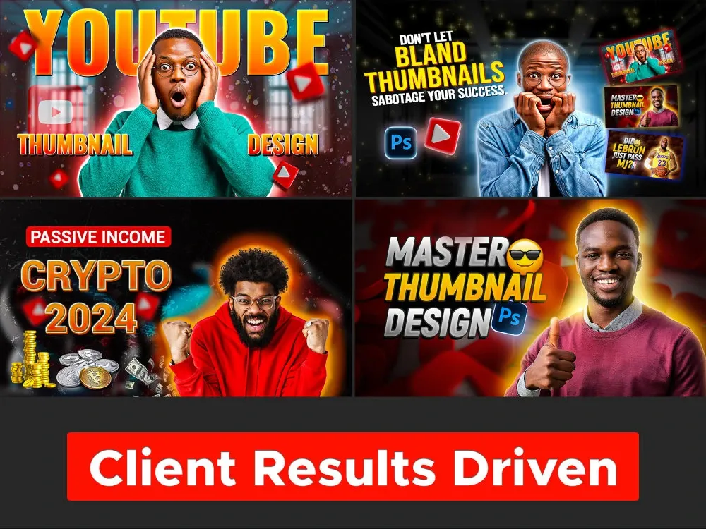 Create and Design A High CTR, Attractive and Eye Catching YouTube Thumbnail
