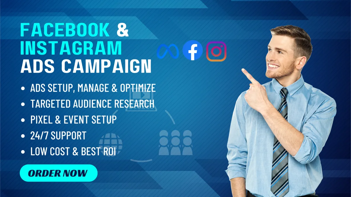 create and manage facebook ads campaign, facebook advertising