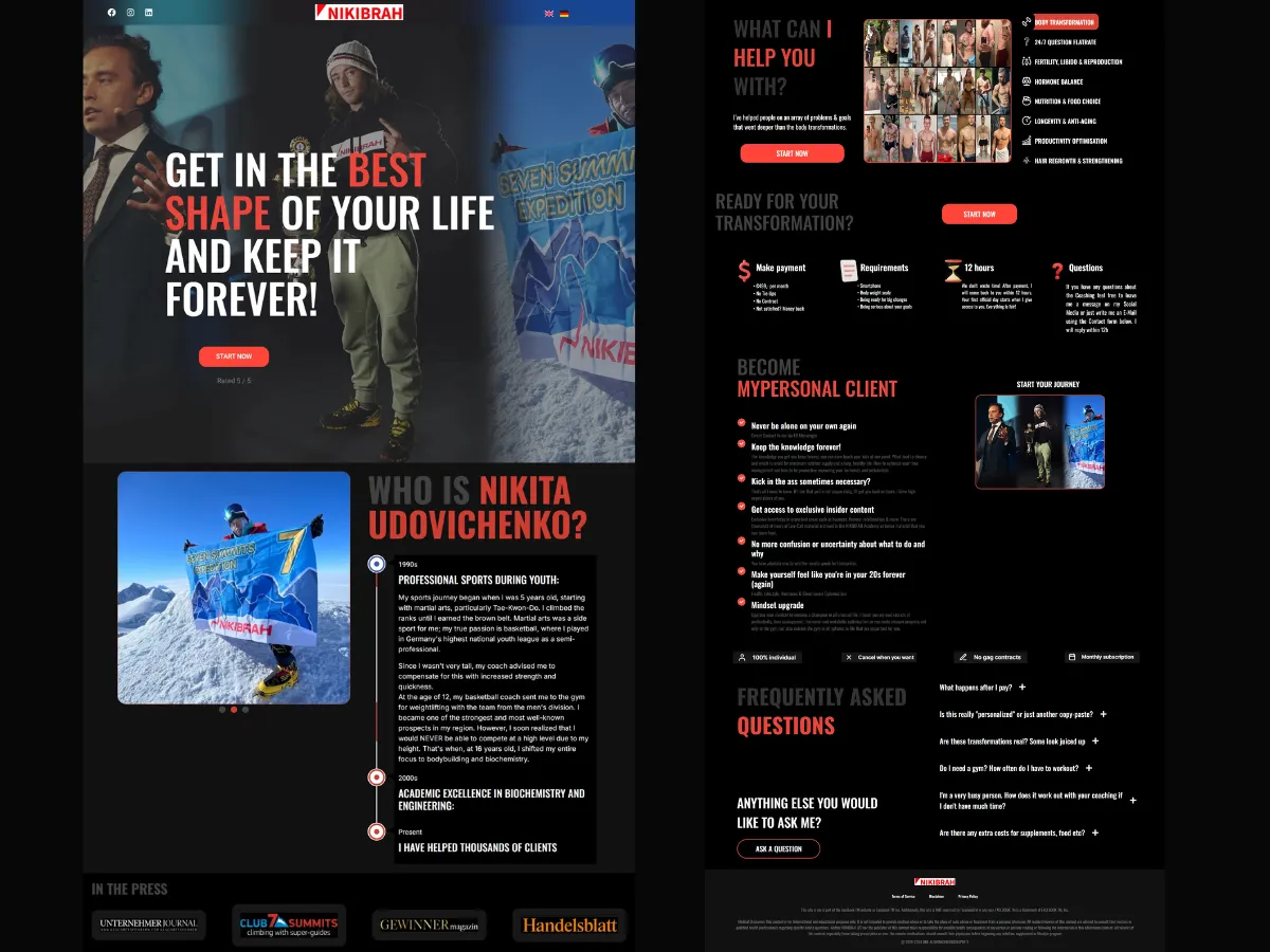 Responsive WordPress Business Website Design or Redesign, copy, clone with Elementor