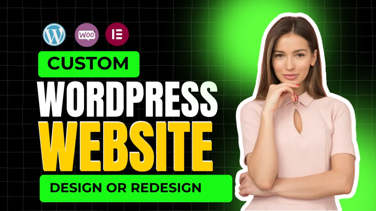 design professional WordPress website or responsive website