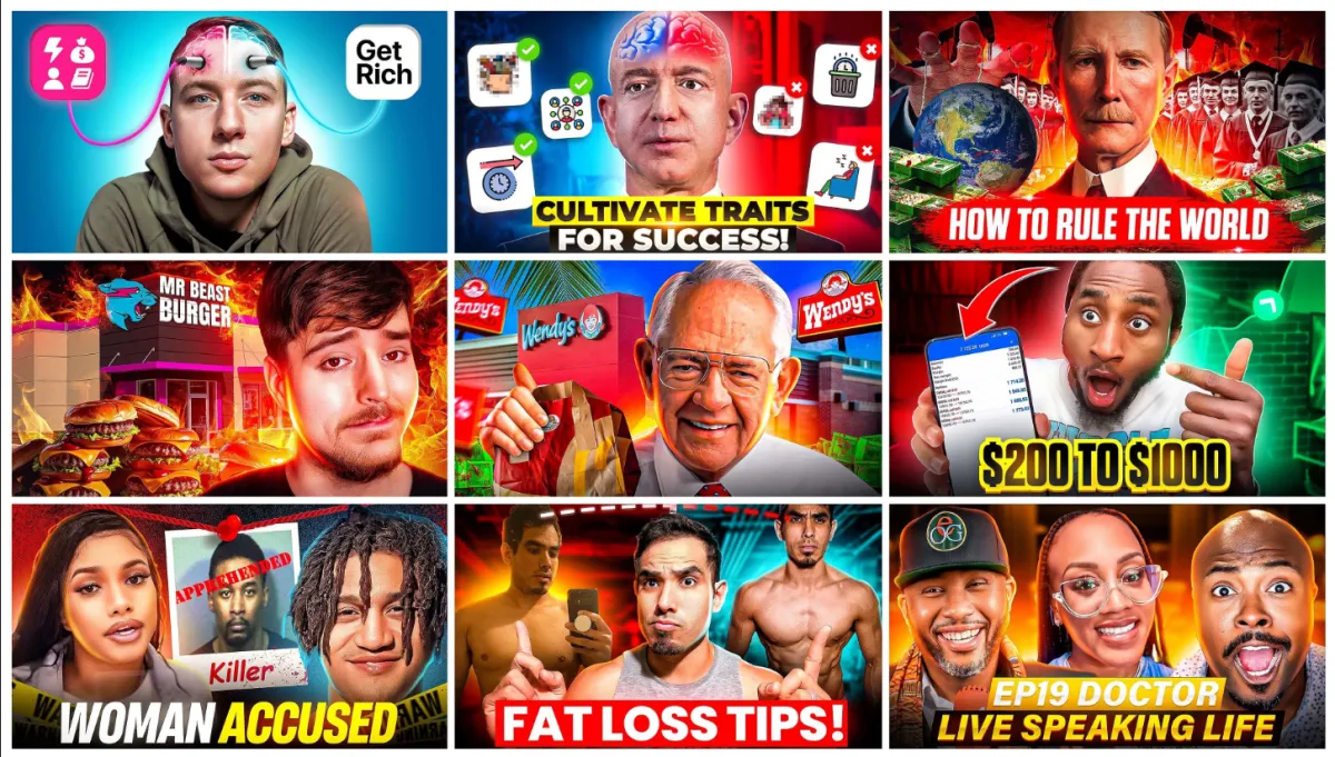 I will design attractive clickbait YouTube thumbnail
