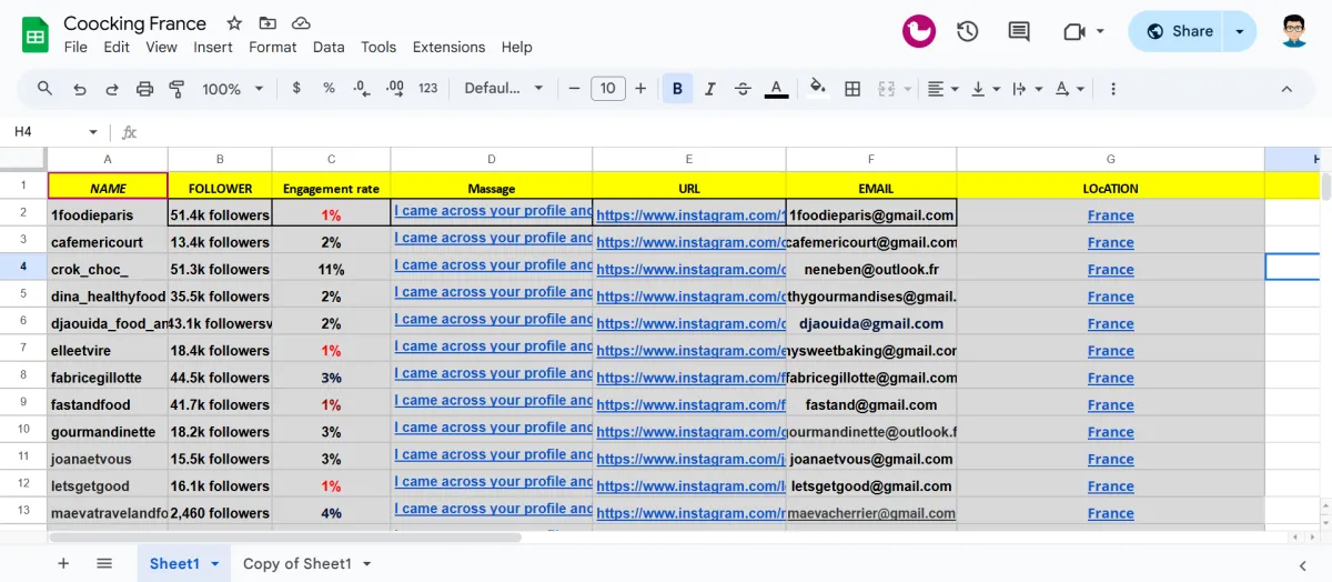 sent instagram dms to targeted audiences and direct message marketing promotion