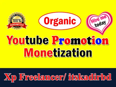 do organic YouTube promotion for channel monetization