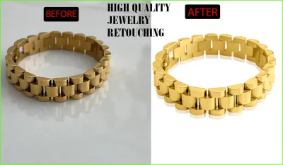 high end jewelry image retouching and product photo editing