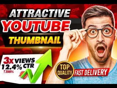 Create and Design A High CTR, Attractive and Eye Catching YouTube Thumbnail