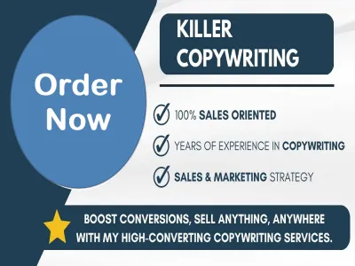 Write High Converting, Marketing Copies for Your Blogs, Sites, Emails, etc.