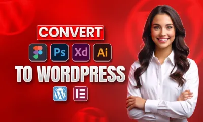 convert figma PSD XD to wordpress figma to elementor