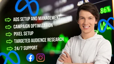 setup and manage facebook ads campaign, Instagram ads campaign