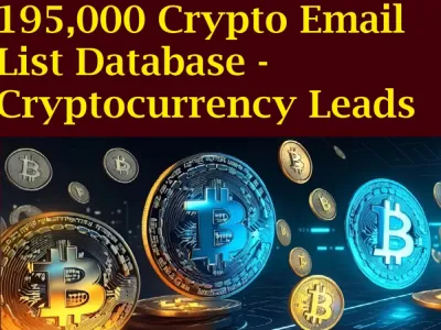 Give You 195,000 Crypto Email List Database - Cryptocurrency Email Leads