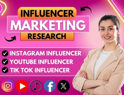 find best instagram, youtube and tiktok influencer outreach marketing research