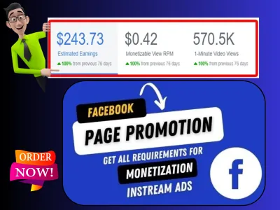 complete facebook page monetization criteria organically and remove issues