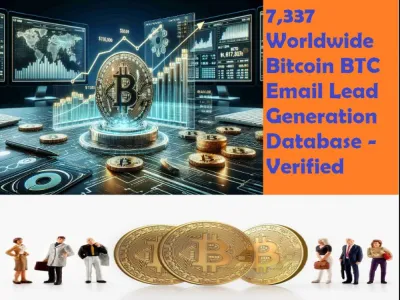 Give You 7,337 Worldwide Bitcoin BTC Users Email Leads Database - Verified Leads