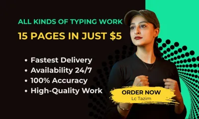 I will do Data Entry, Data Typing Work, and Retype Scanned Documents