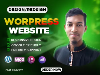 Responsive WordPress Business Website Design or Redesign, copy, clone with Elementor