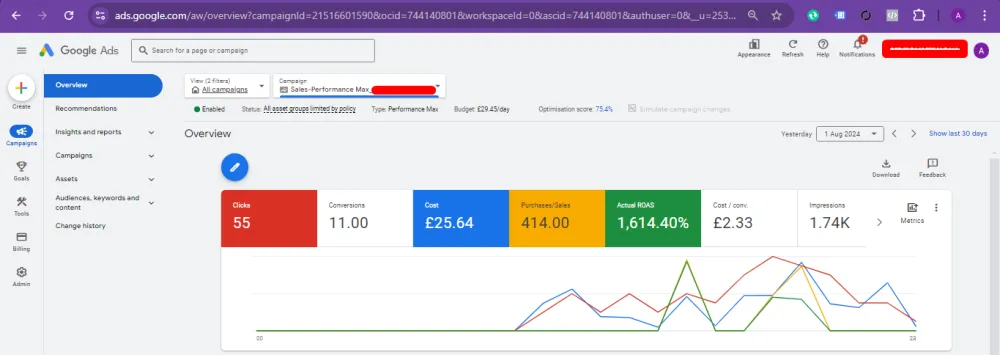 Google Ads Campaign Setup & Management