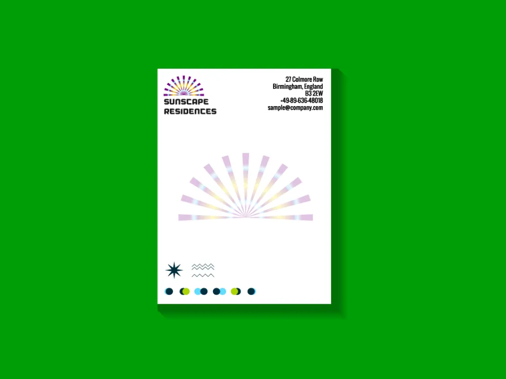 Sunscape Residence Branding Corporate Identity Design